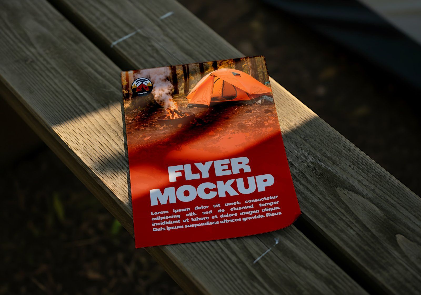 Premium Camping Set Mockup