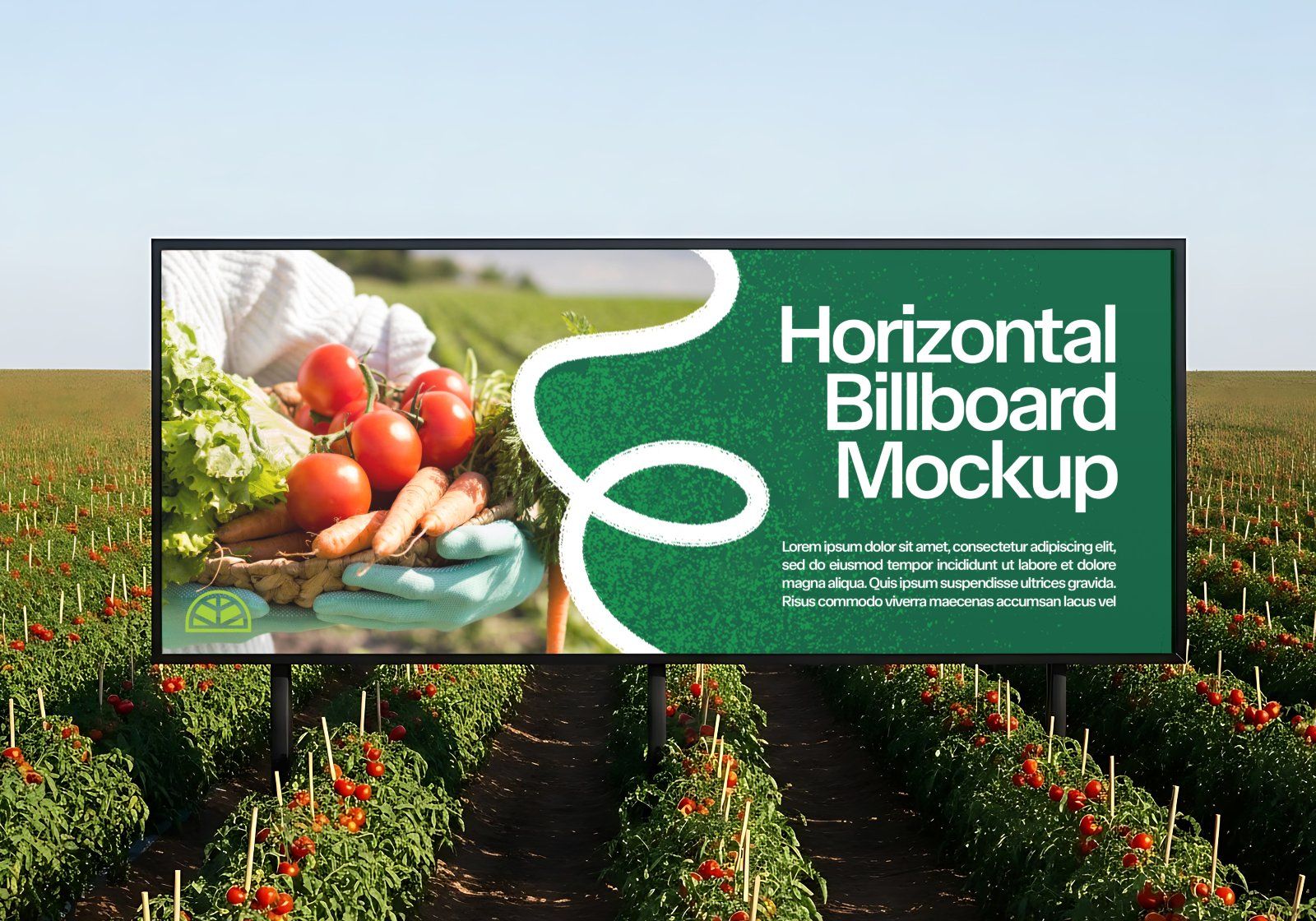 Vegetable Farm Mockup Bundle PSD – Agriculture & Organic Food Branding Mockups