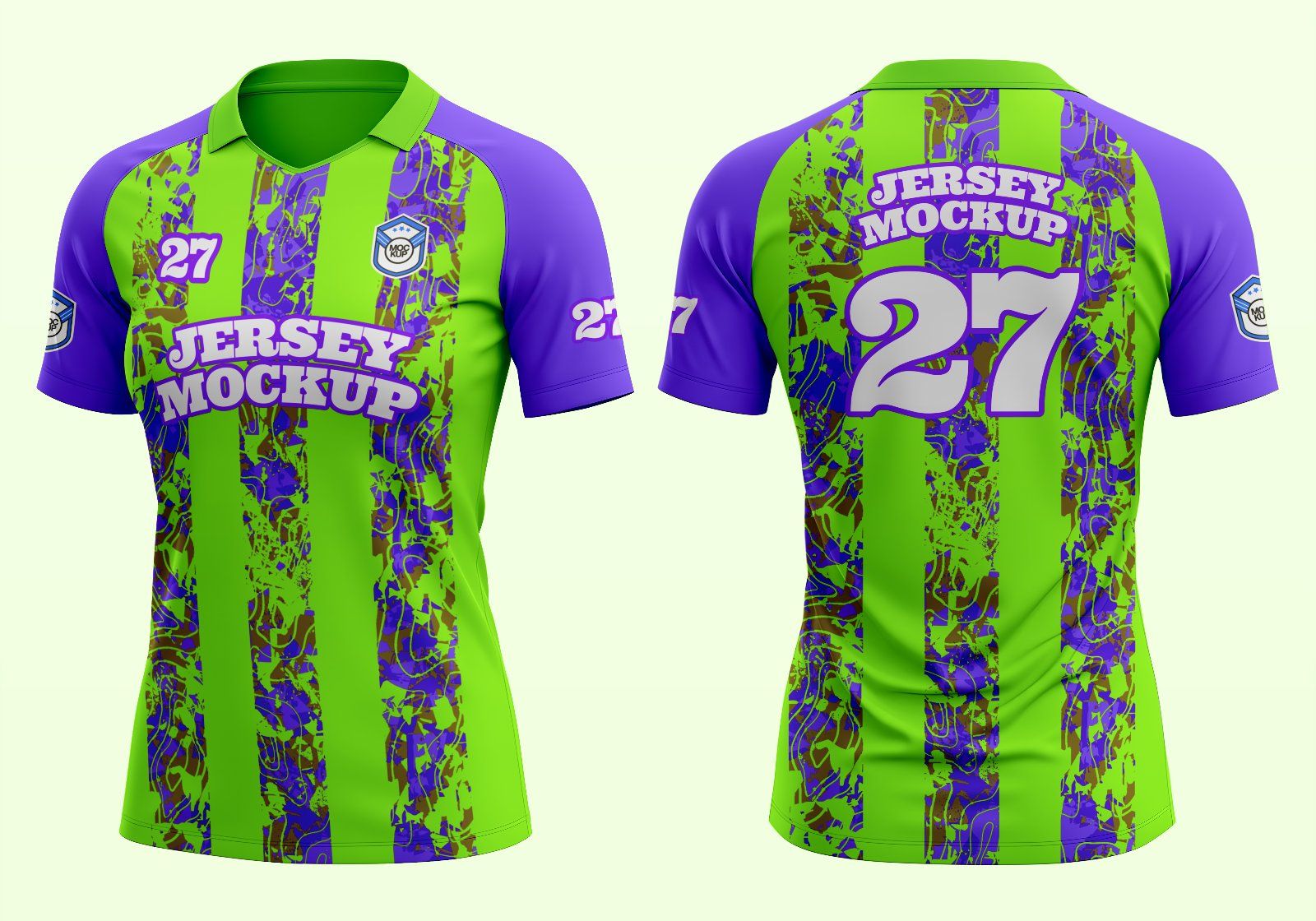 Women Jersey Mockup Bundle – 7 PSD Sportswear Templates for Volleyball, Soccer & Fitness Apparel