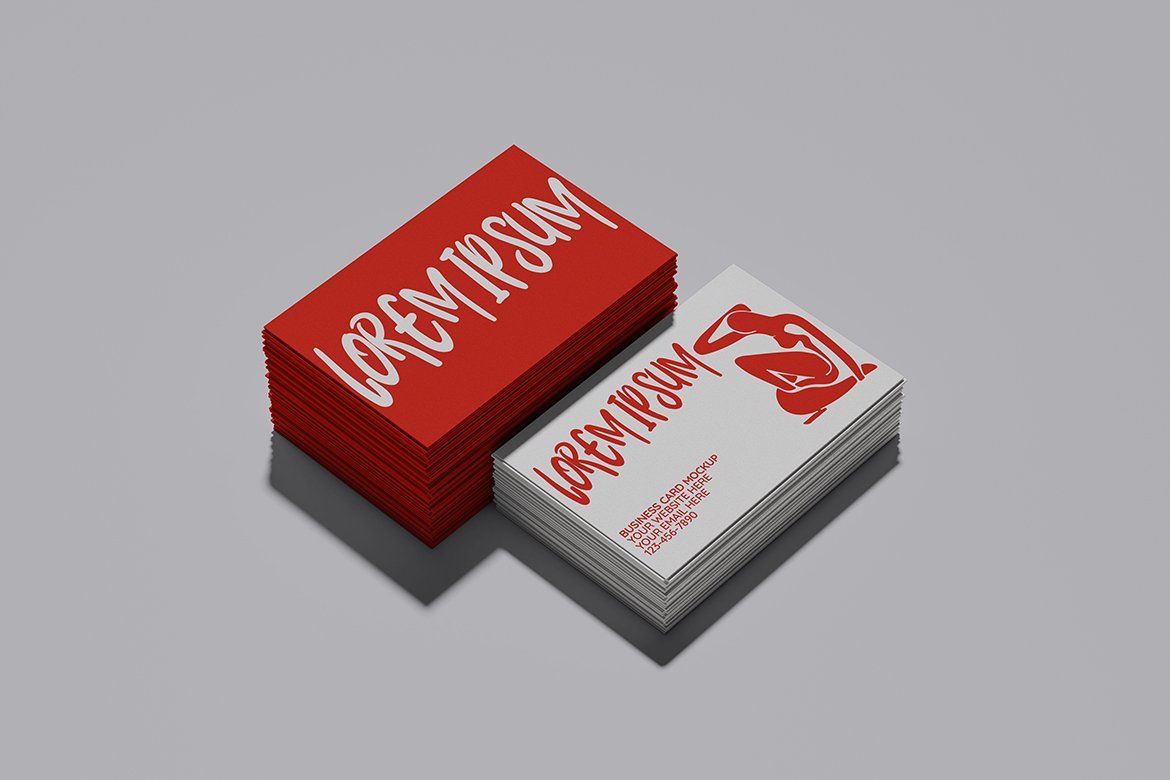 Business Card Mockups (4 Objects)