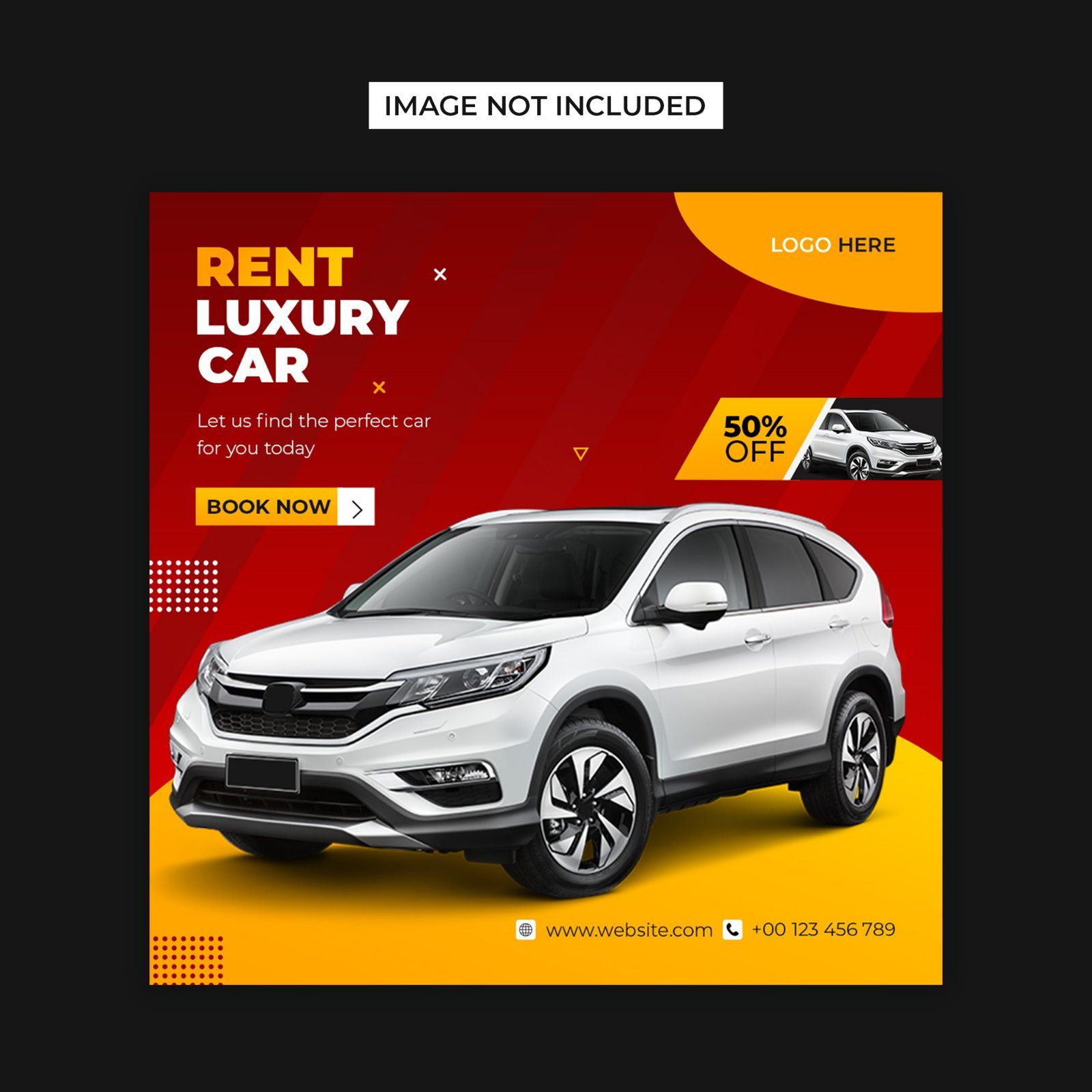 rent-car-social-media-instagram-post-template — image 1