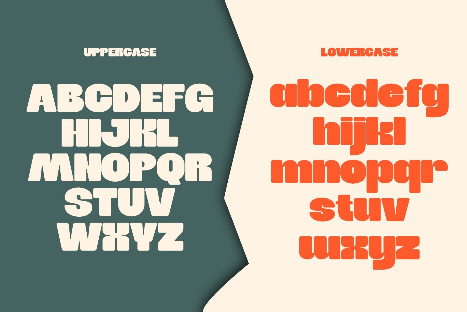 Shagie Boogie | Extra Chunky Bold Display Font