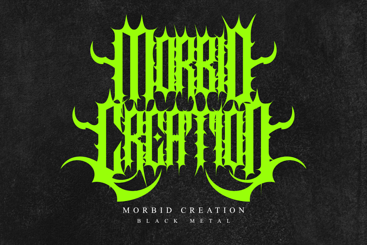 Morvakh - Death Metal Font — image 3