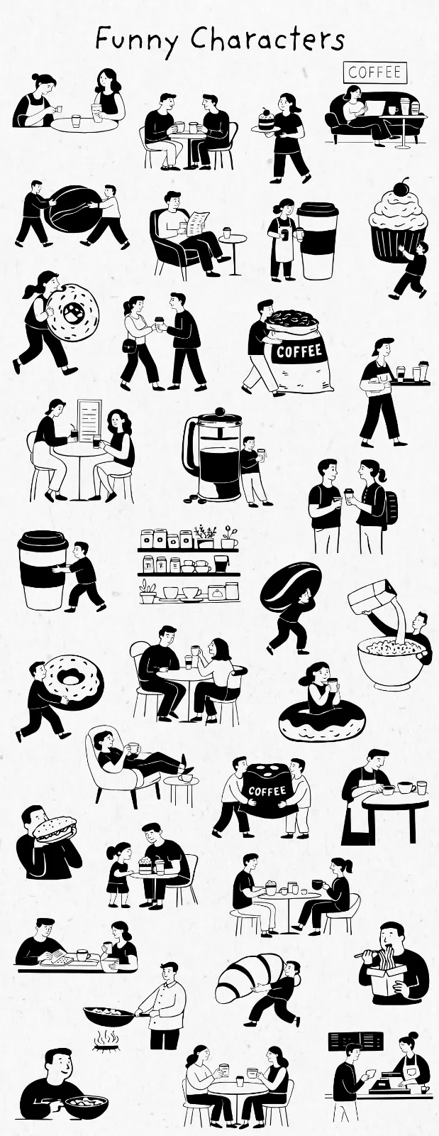 Cafe Vibes Hand Drawn Illustrations — image 8