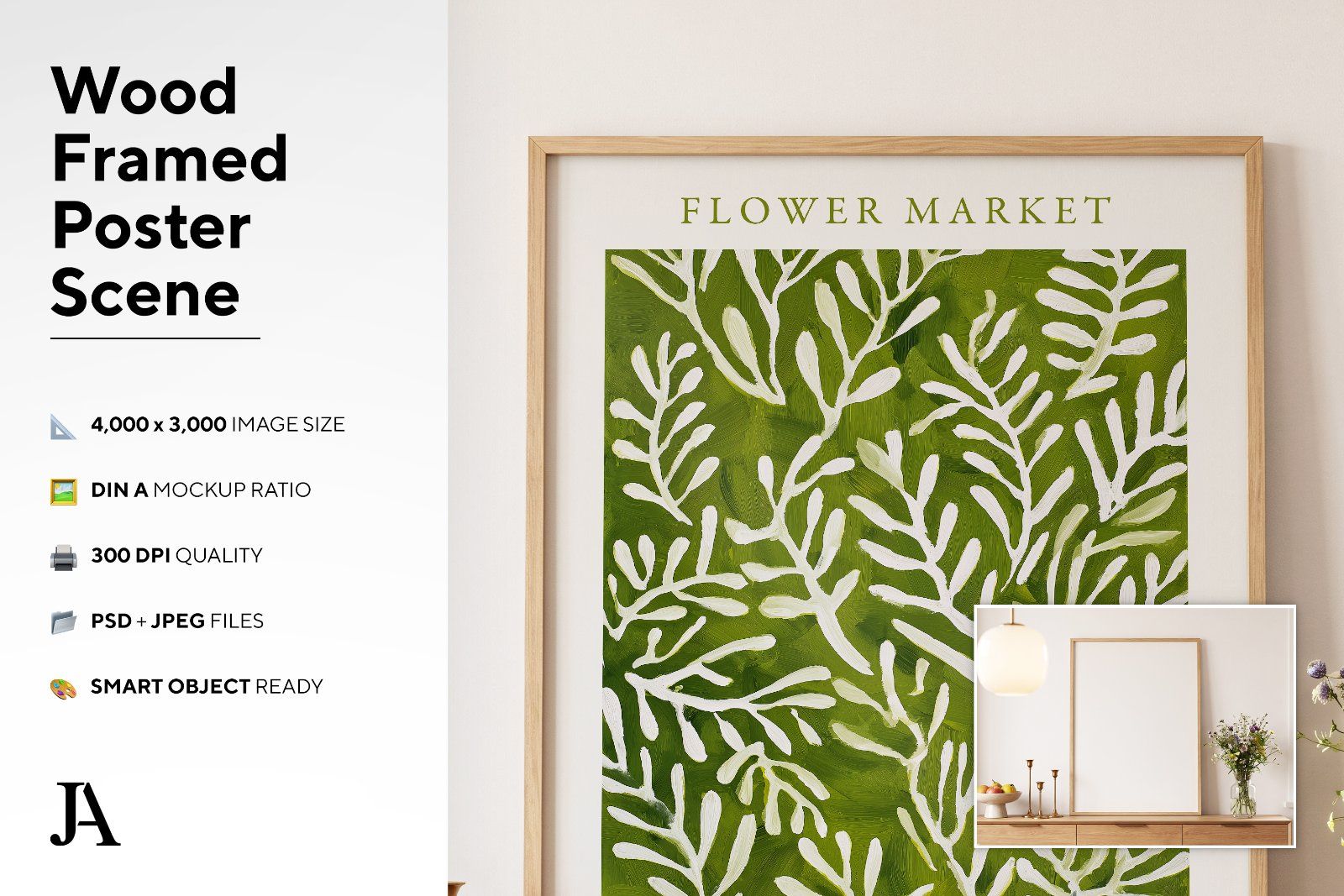 Wood Framed Poster | DIN A PSD