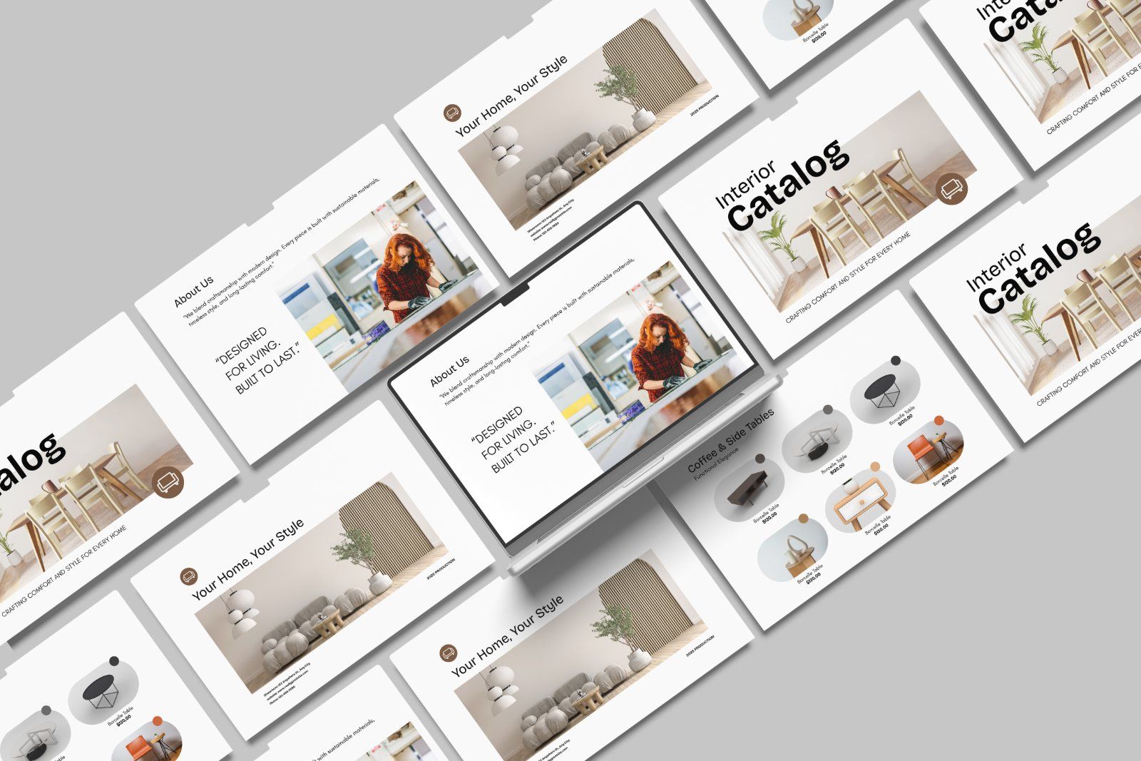 Laptop Screen Presentation Mockup