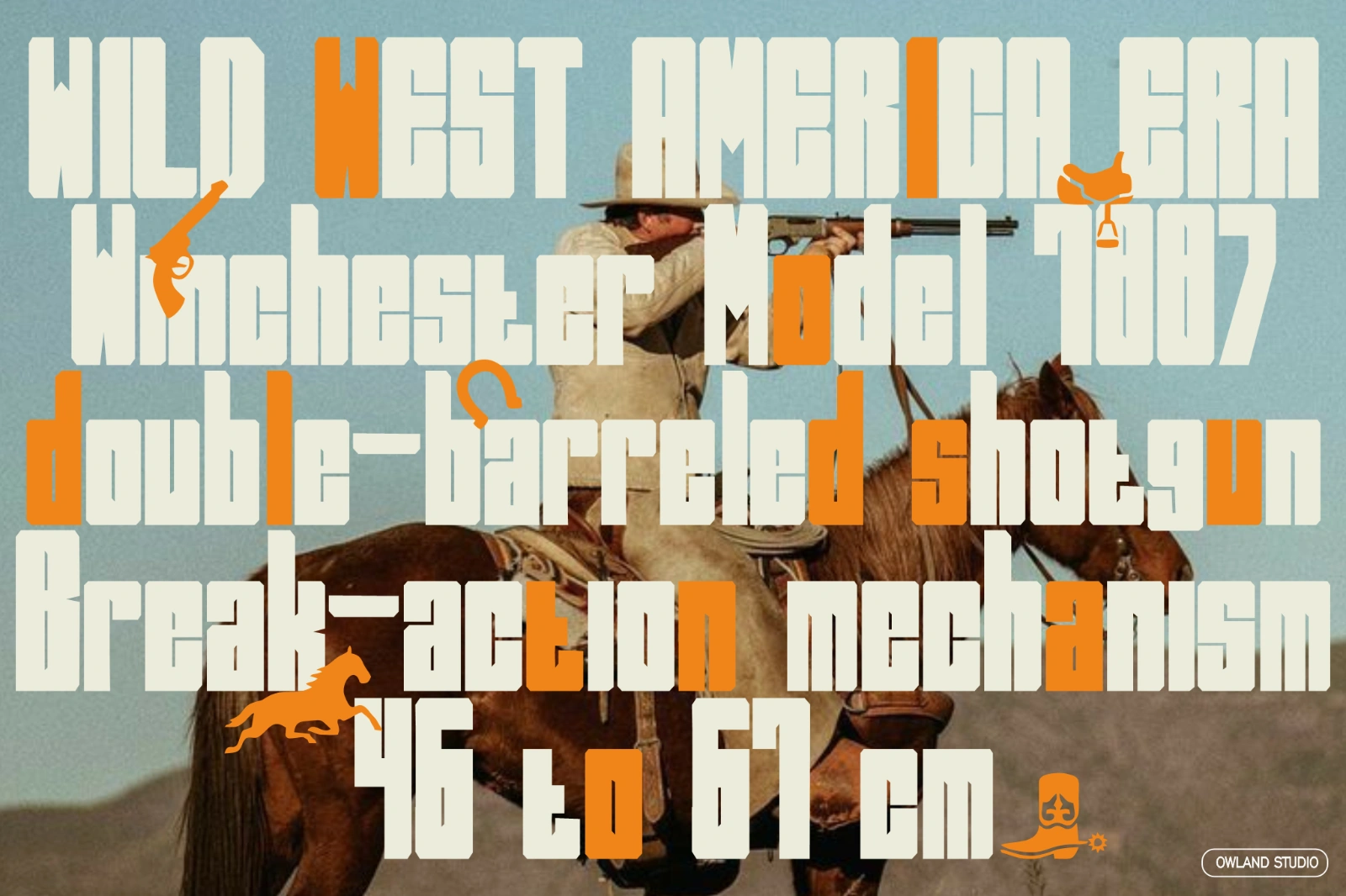 ROWDY BOLD - WESTERN FONT — image 3