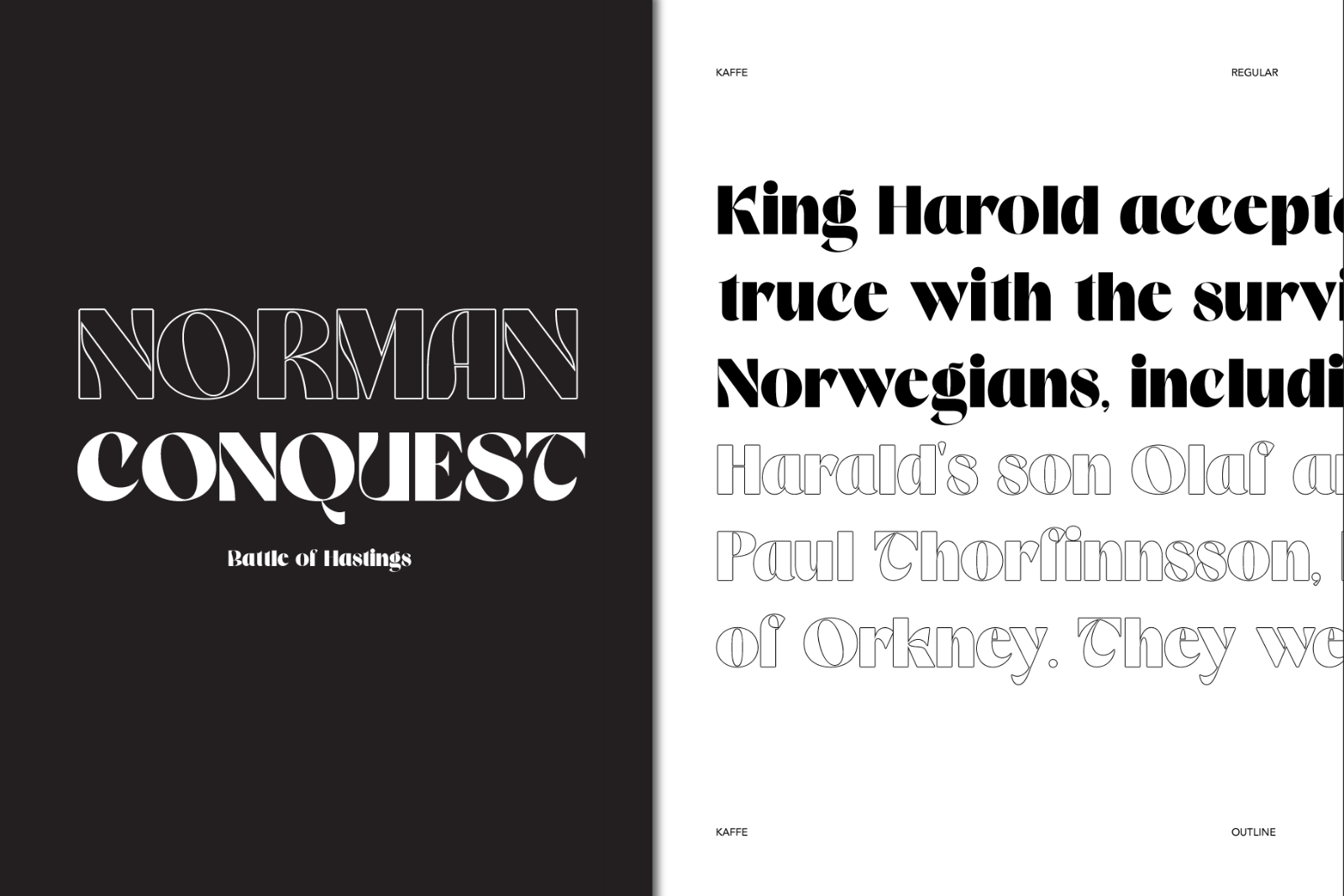 Kaffe | Psychedelic Typeface