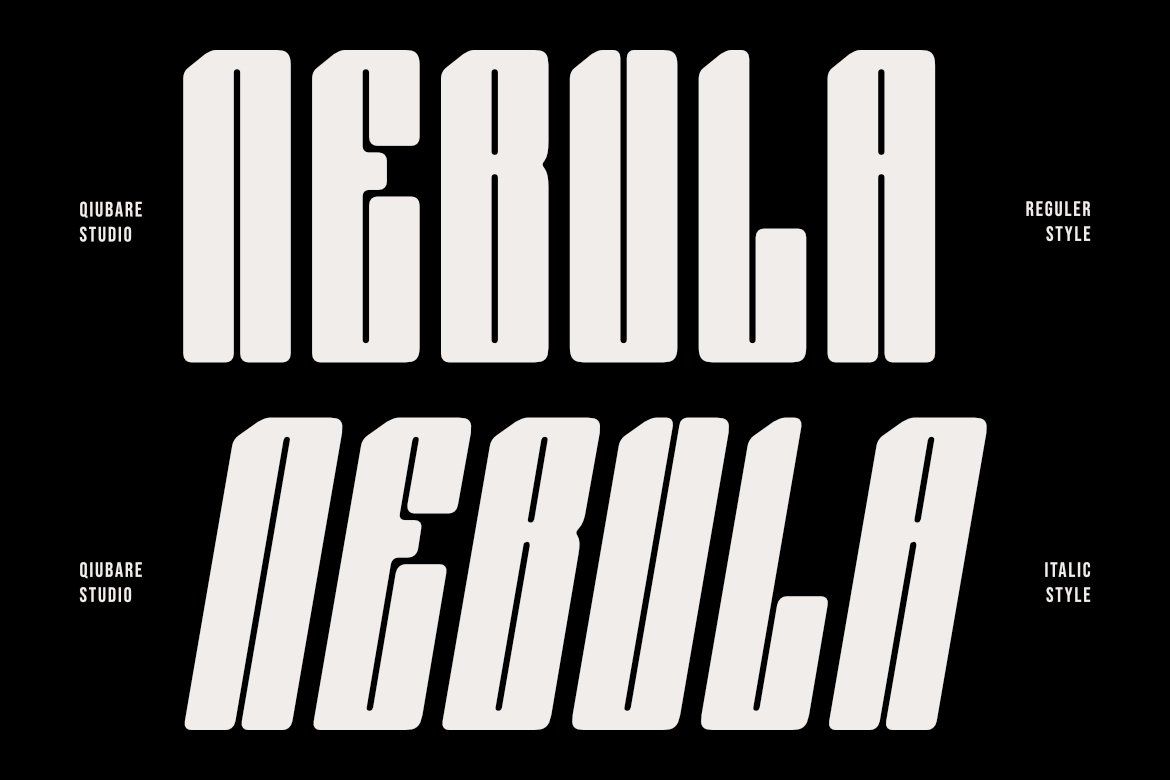 Cyberpunk Font NEXVAR | Condensed Futuristic Typeface — image 3