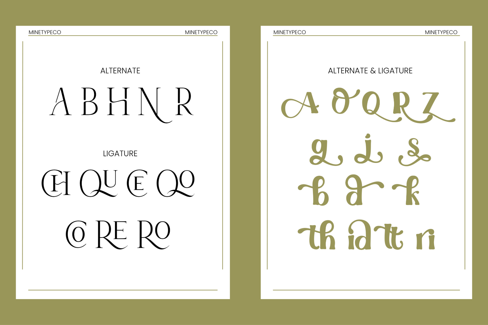 Calemoren - Modern Retro Serif Font Duo