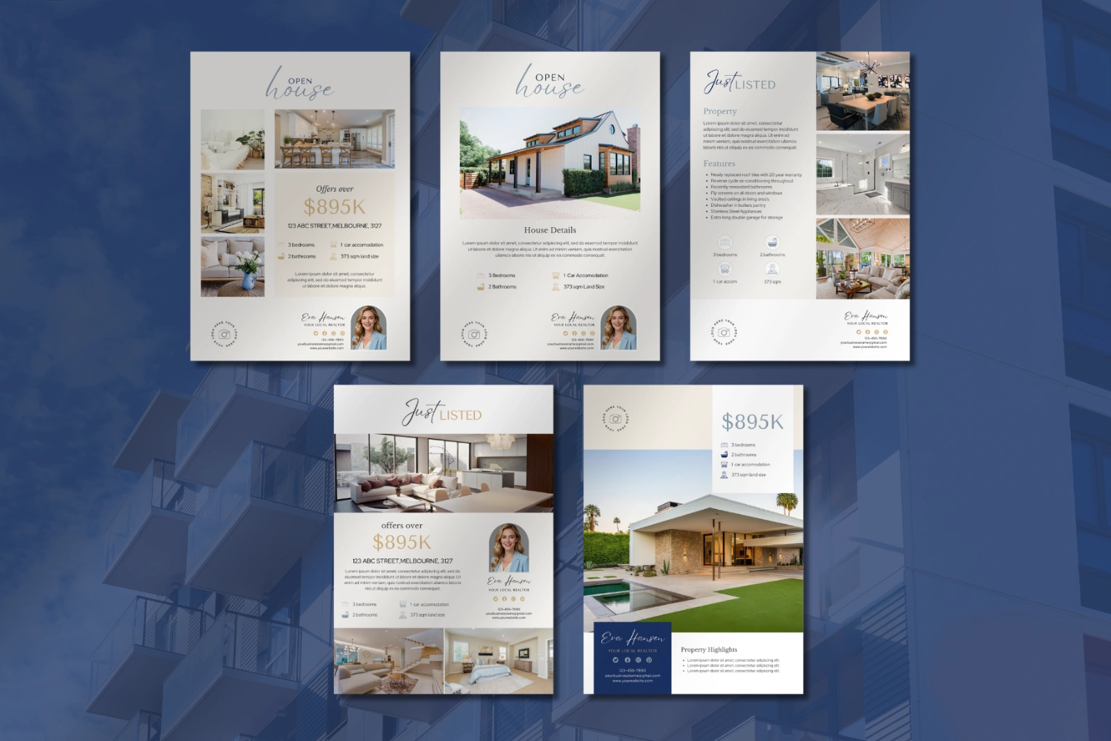 10 Real Estate Flyer Canva Templates — image 3