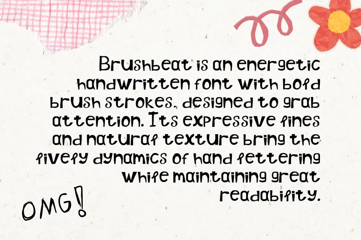 Brushbeat – Bold Handwritten Font — image 4