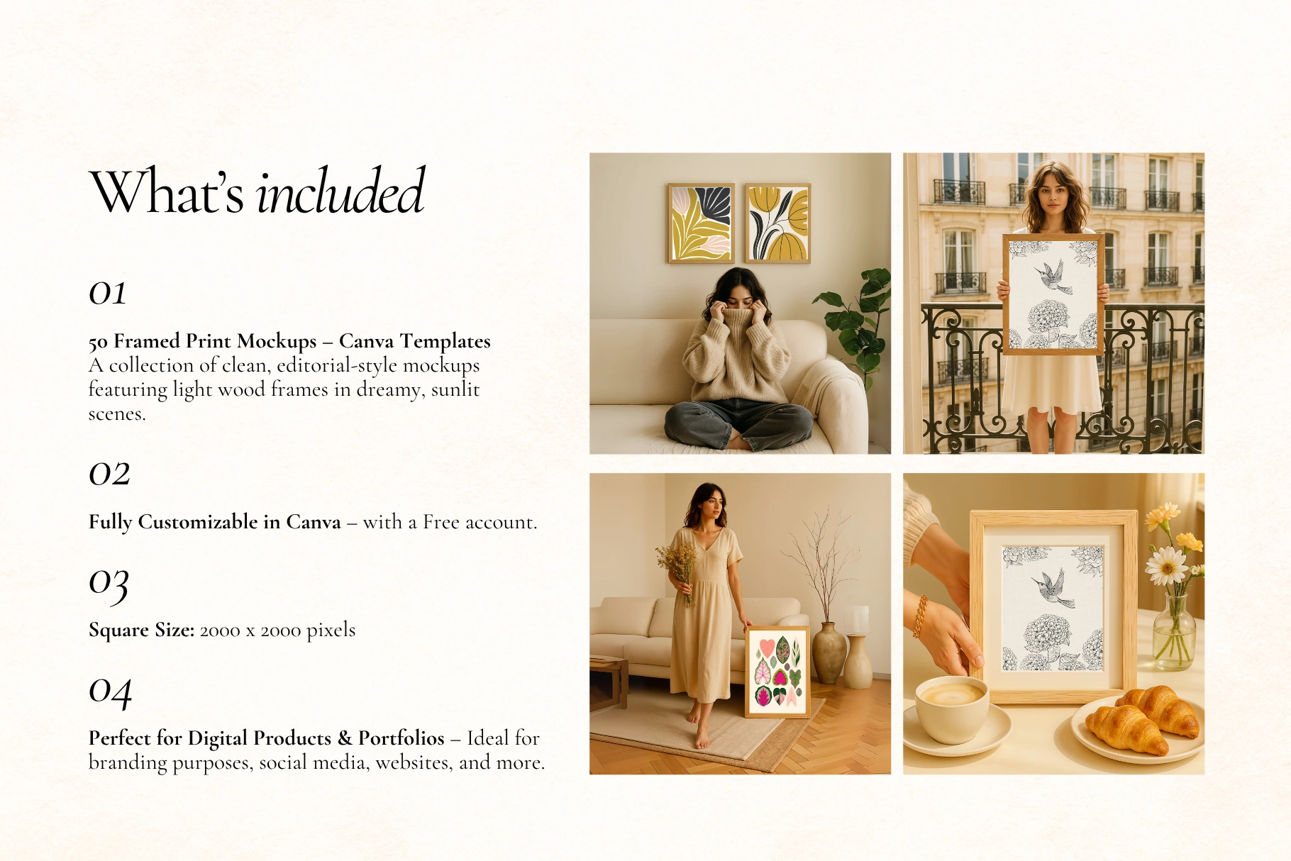 50 Frame Mockups for Canva — image 4
