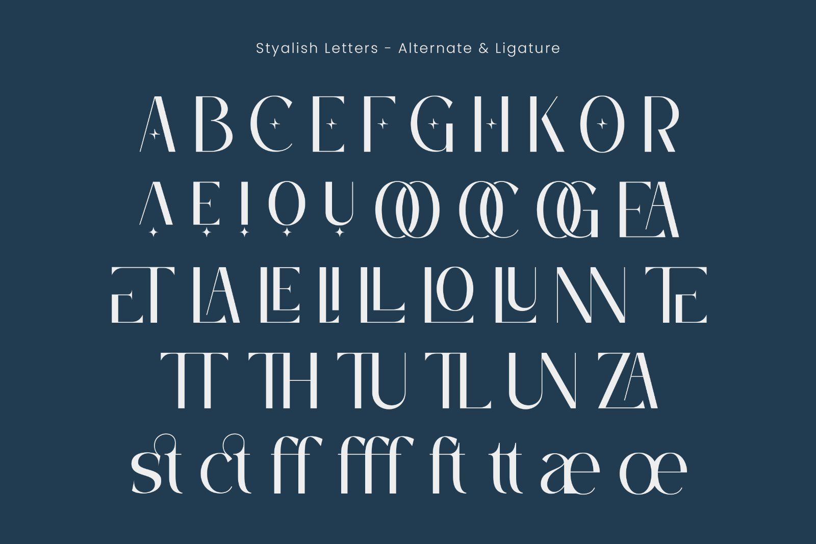 Mareto Font – Elegant Sans Serif Display, Luxury Modern Typeface, Stylish Ligature Font for Branding