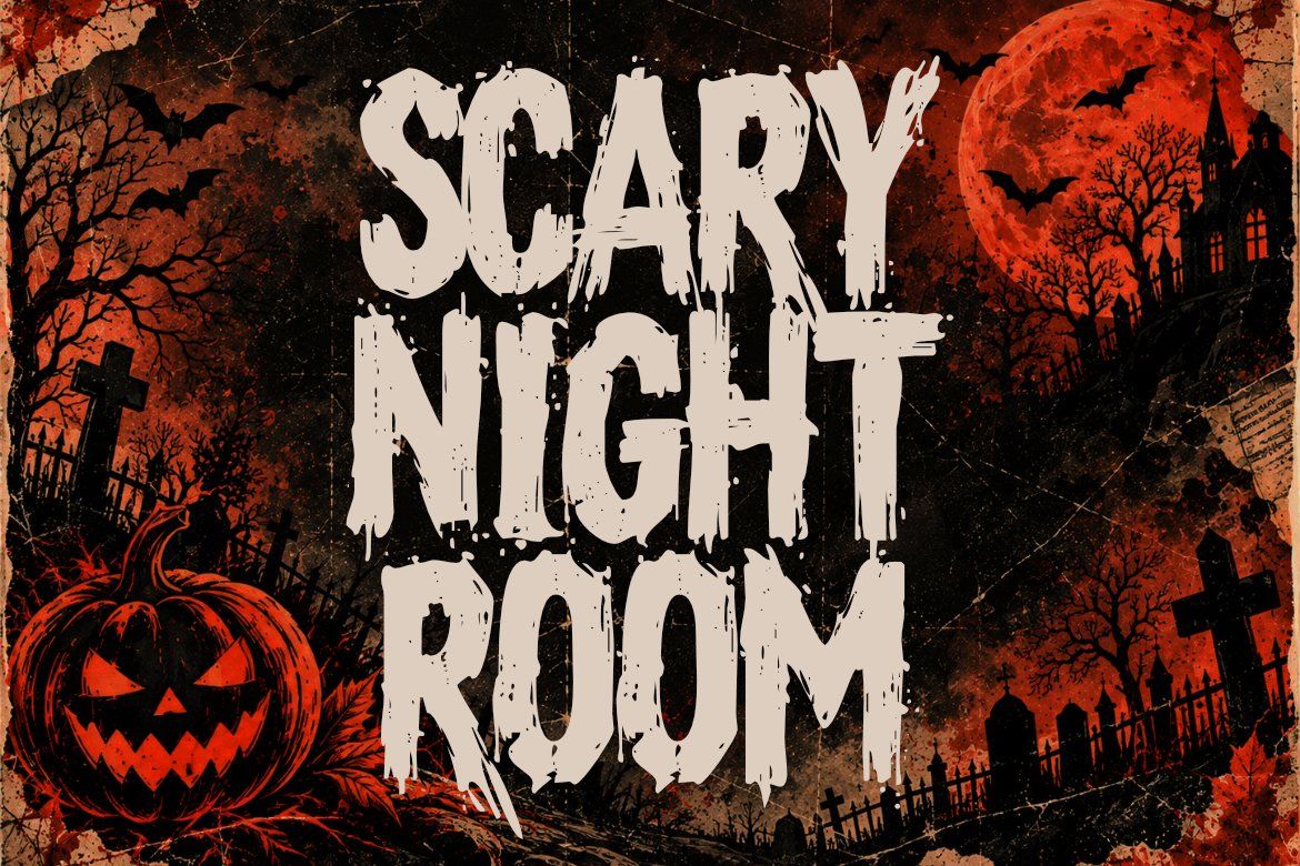 Horror Font DEADGRAVE | Distressed Halloween Typeface — image 3