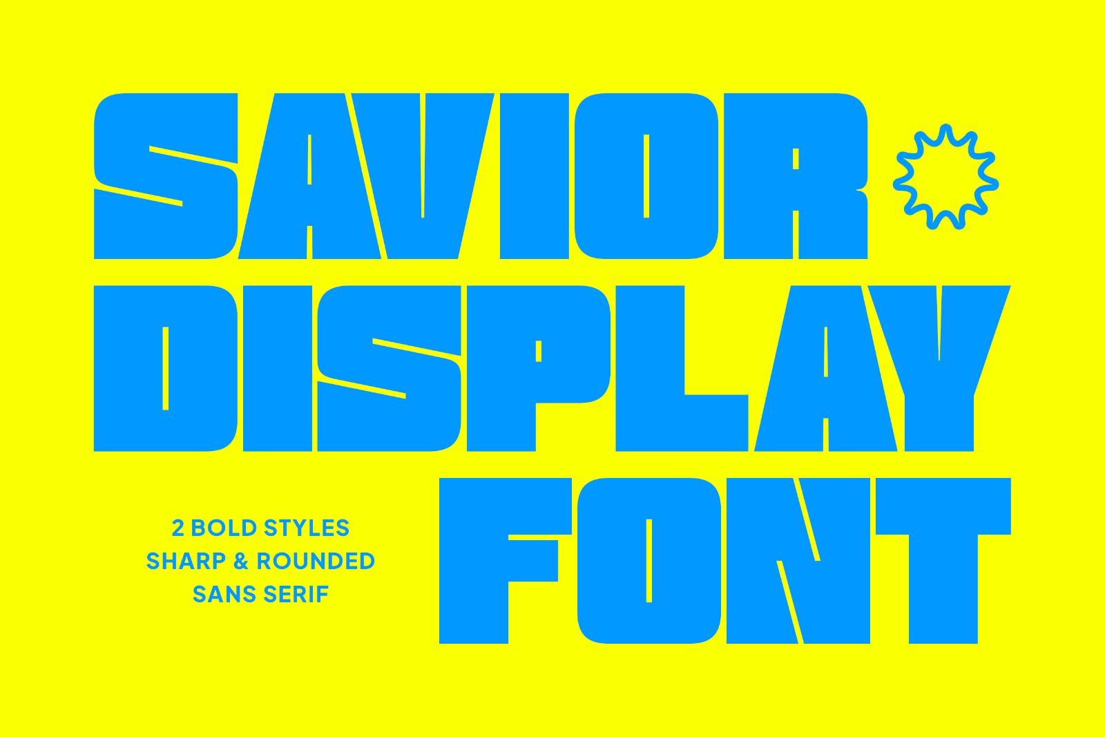 Savior - 2 Styles Bold Sans Serif