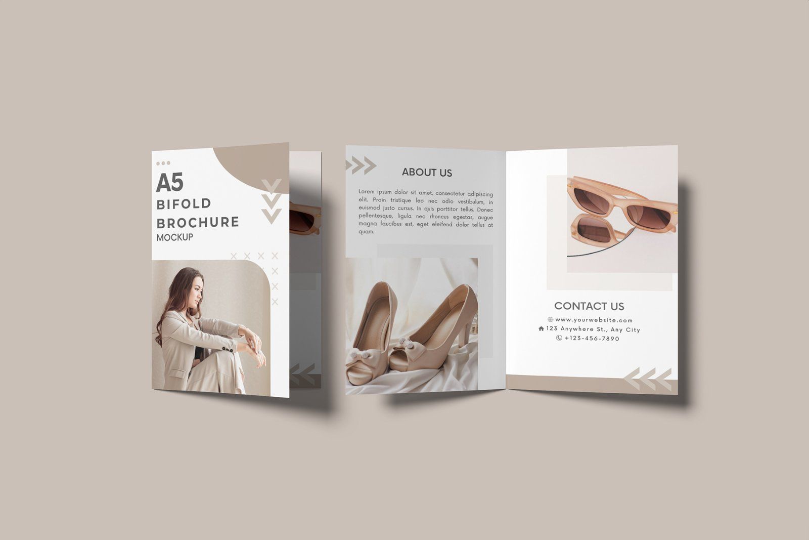 A5 Bifold Brochure Mockup — image 3
