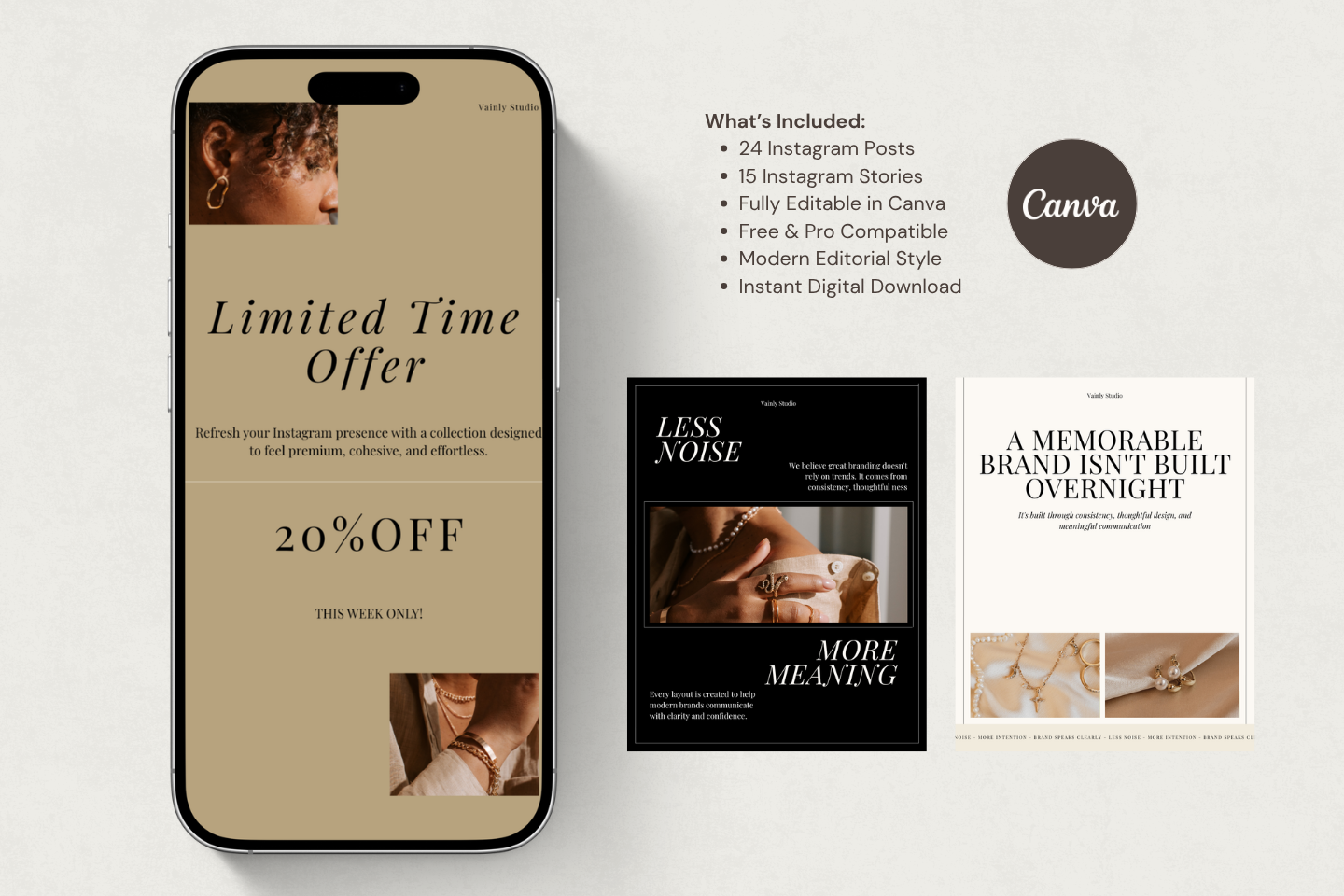 VAINLY – Instagram Canva Templates — image 3