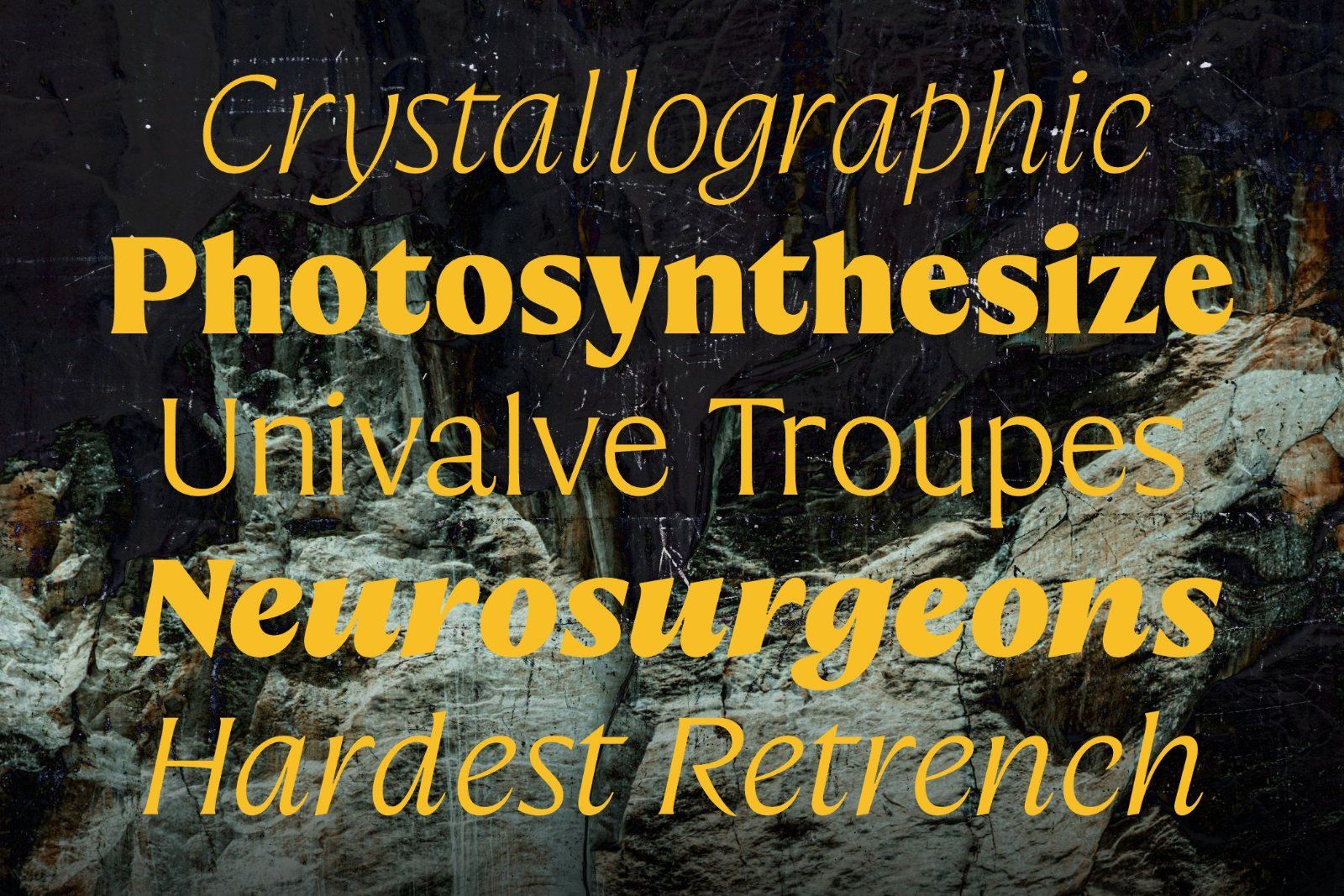 Preztik Display Typeface