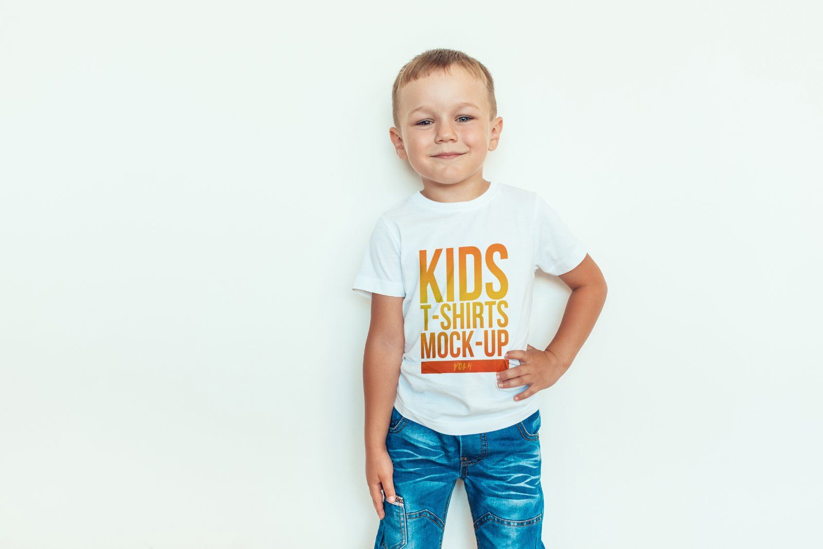 Kids T-Shirt Mock-Up Vol 4