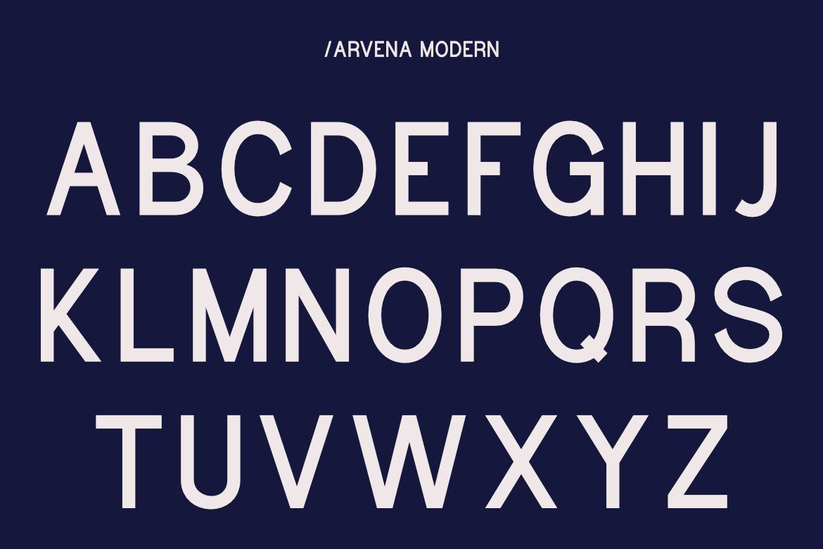Arvena Modern | Clean Sans Serif Typeface — image 3