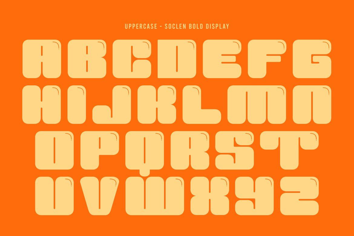 Bold Display Font – Soclen — image 3