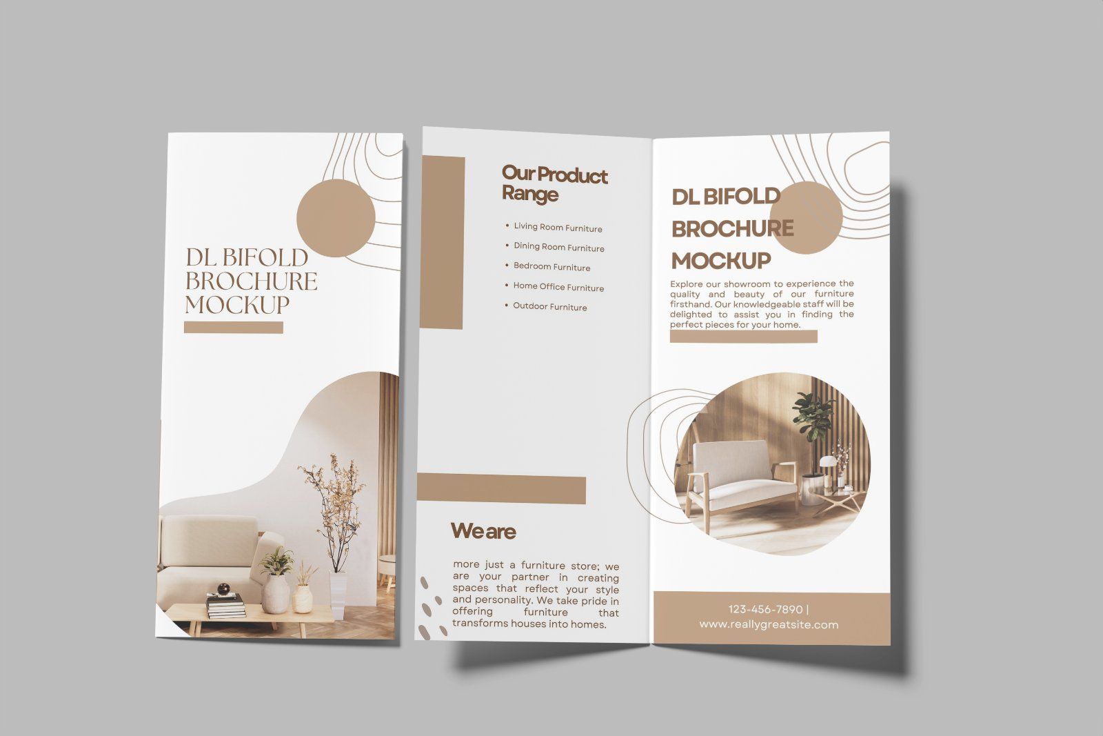 DL Bifold Brochure Mockup — image 3