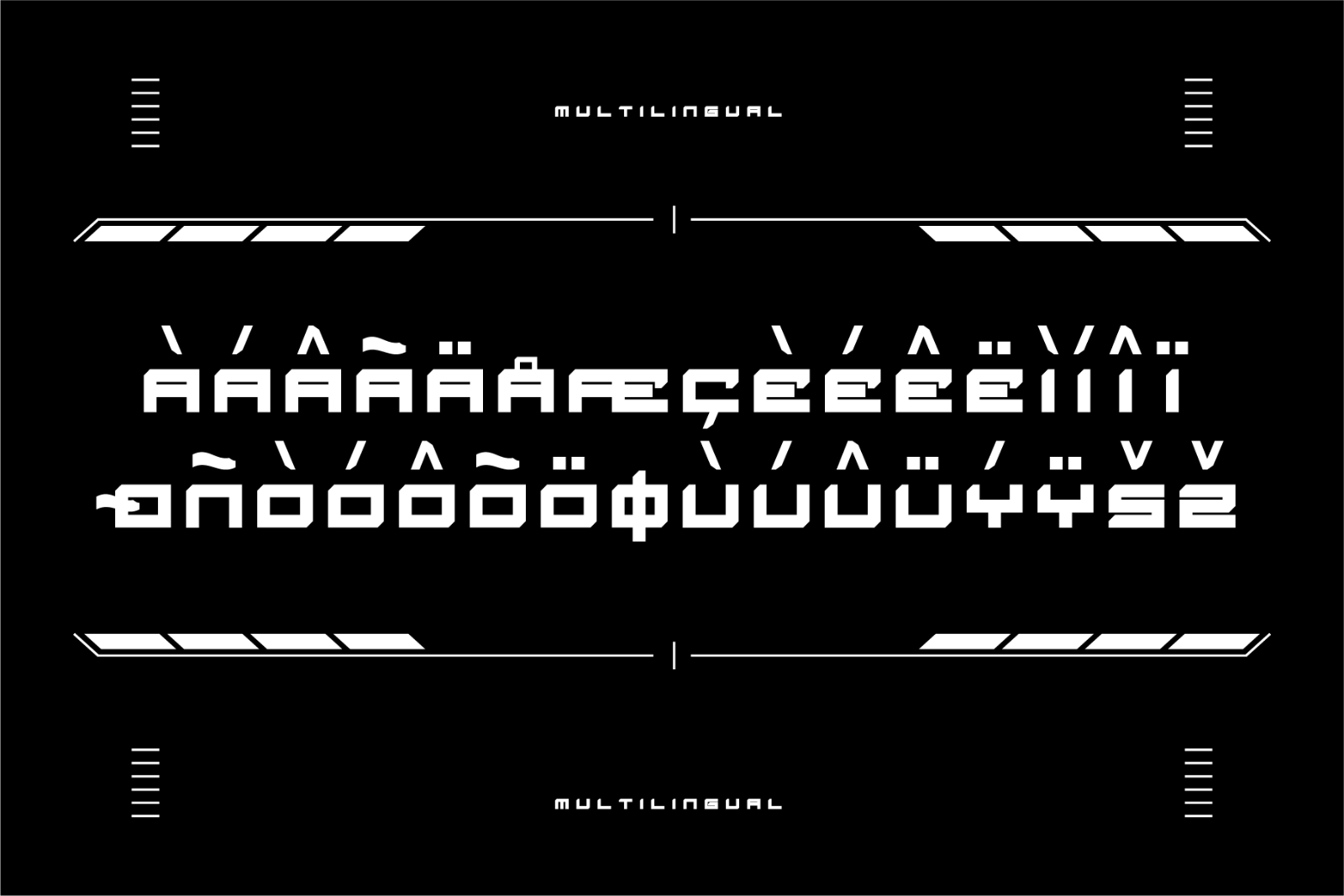 Tyxor - Futuristic Display Font — image 3