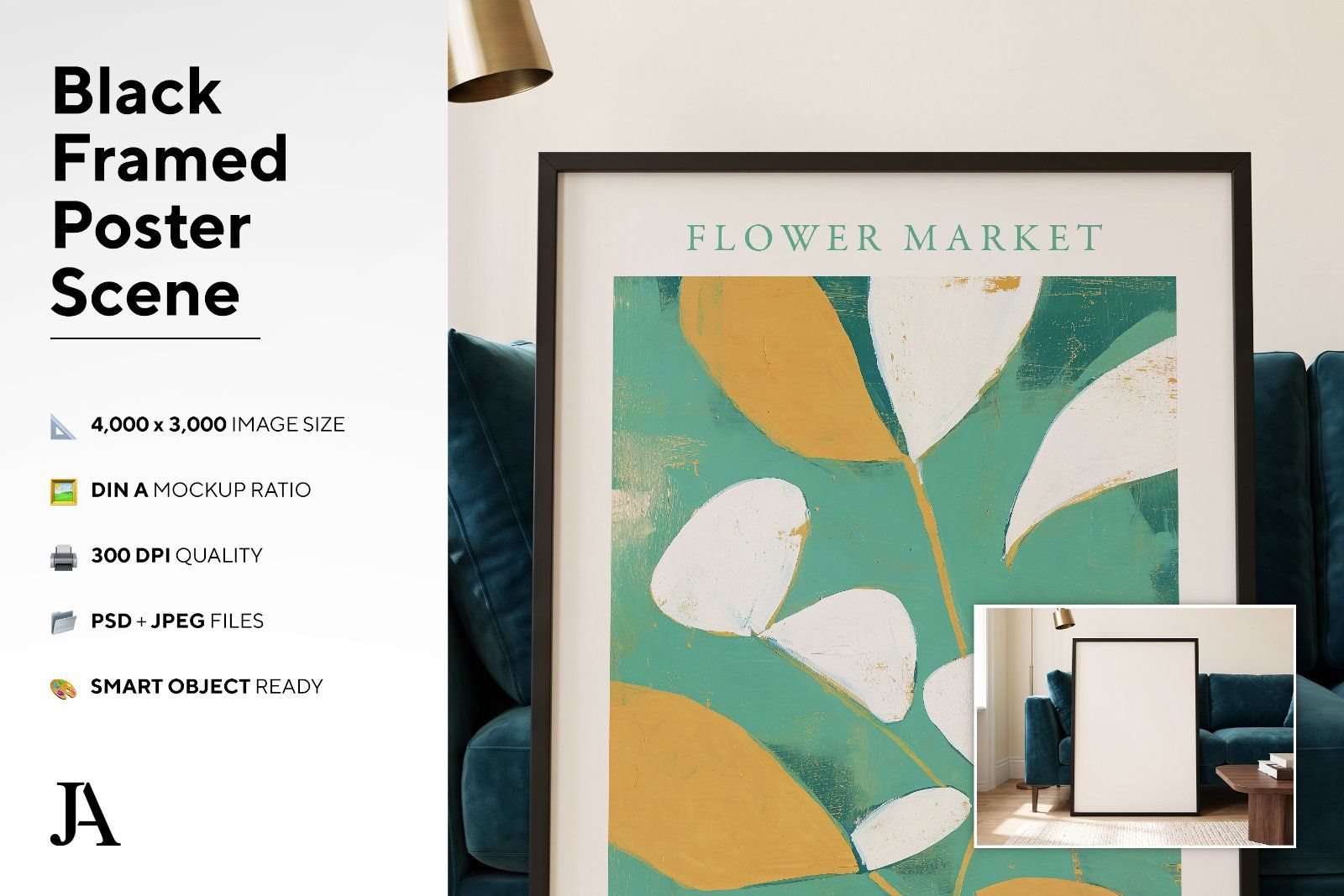 Black Framed Poster | DIN A PSD — image 3