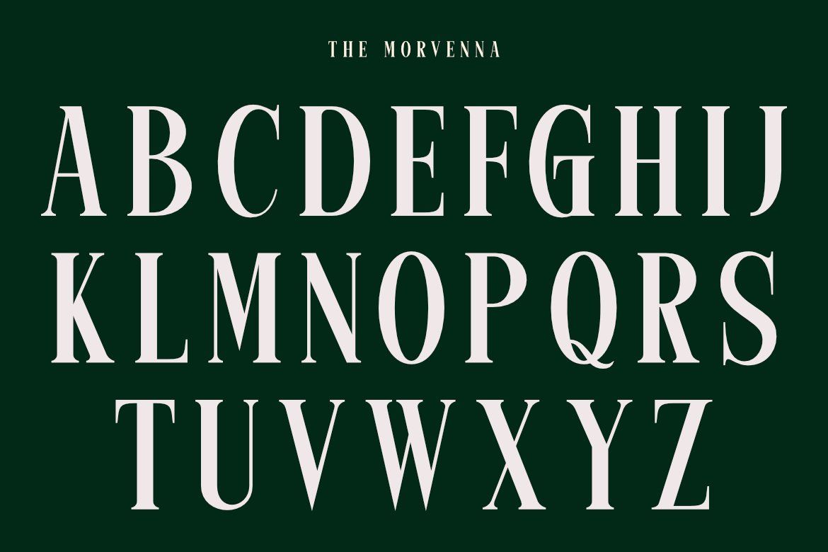 The Morvenna | Elegant Luxury Serif — image 3