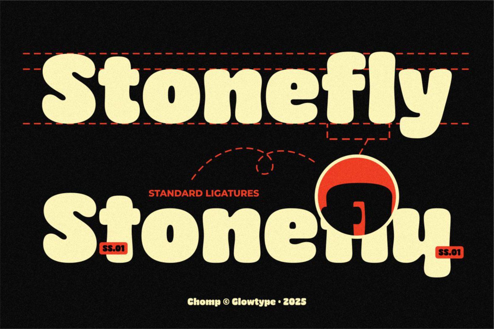 Chomp A Bold Chubby Font