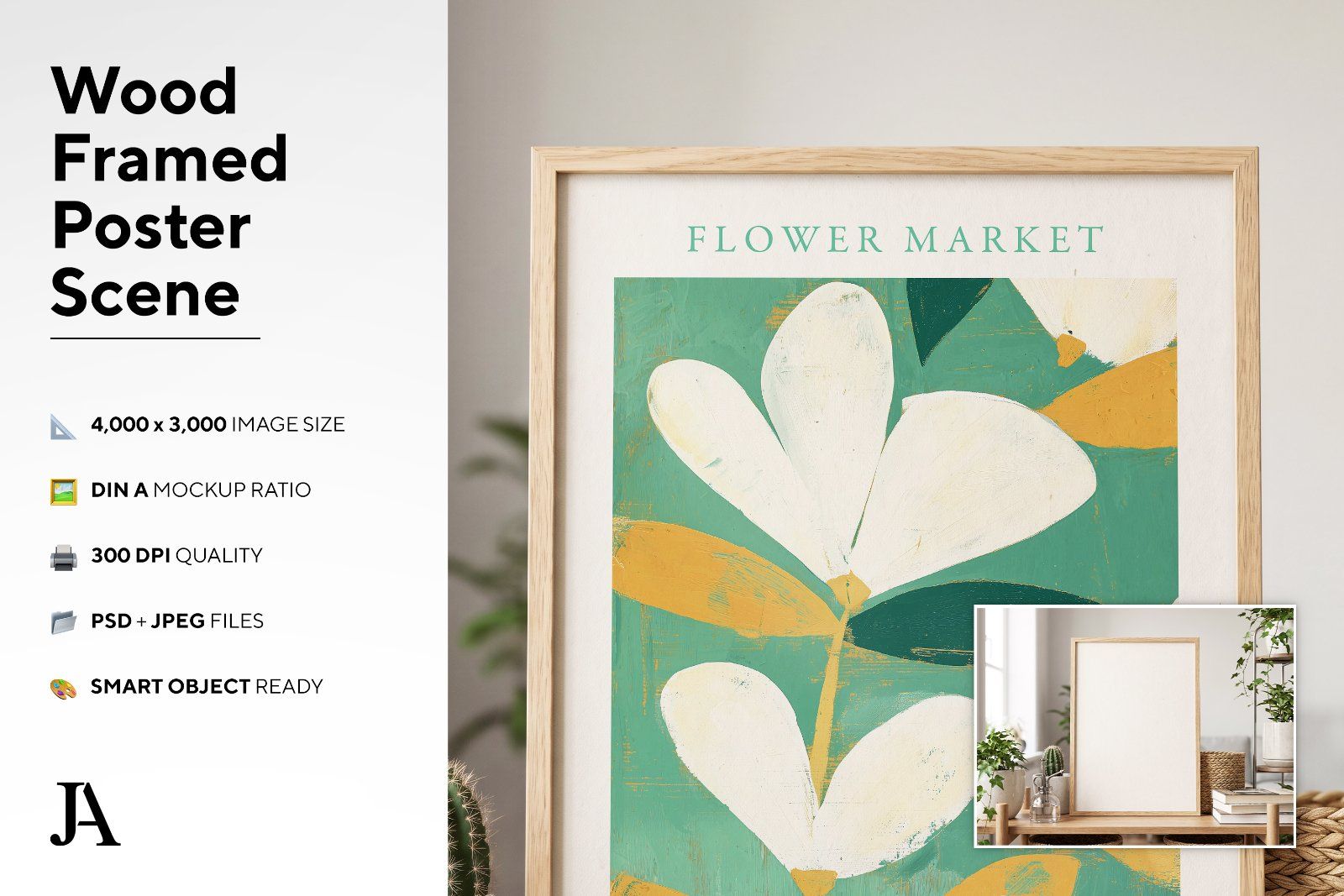 Wood Framed Poster | DIN A PSD — image 3