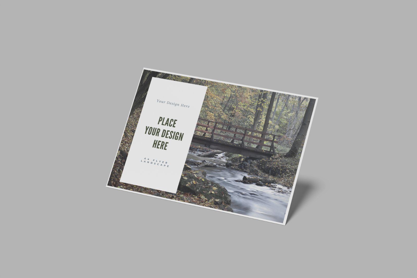 A4 Landscape Mockup