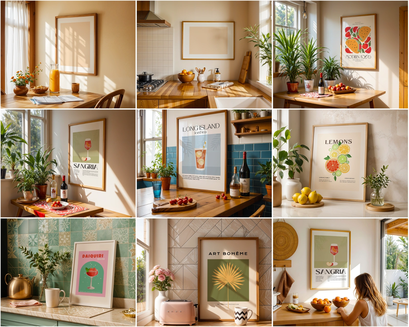 35 Kitchen Frames Mockup PSD Bundle — image 3