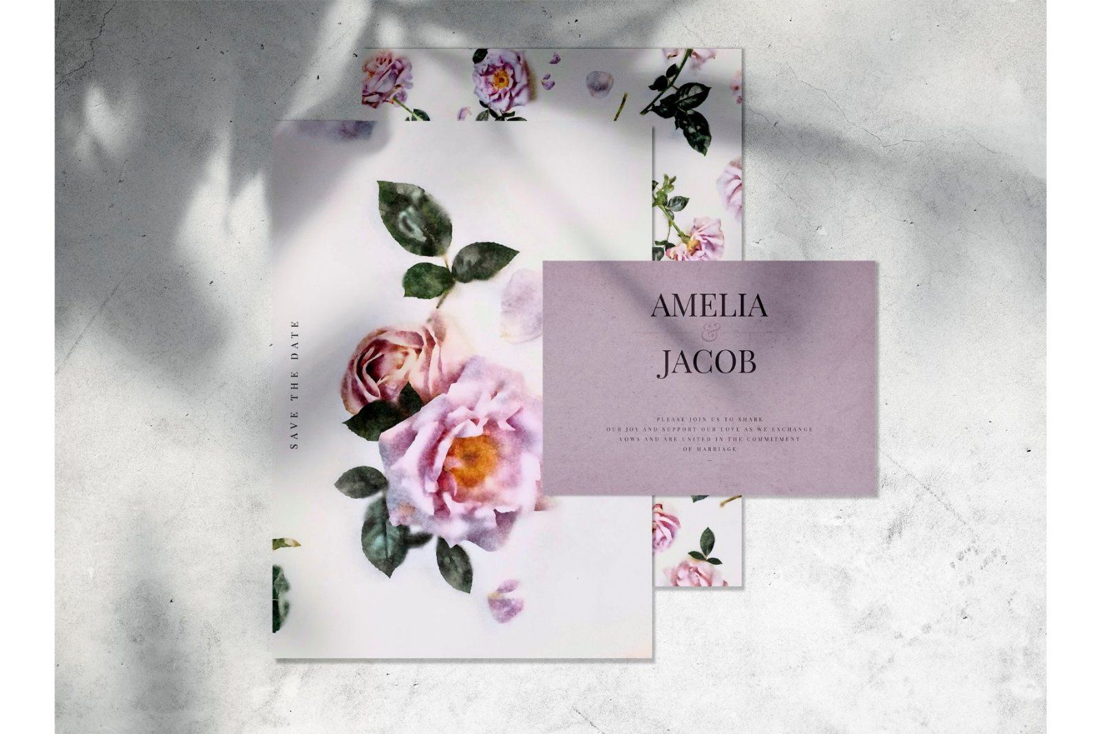 Violet Roses: A Light & Breezy Floral Pattern