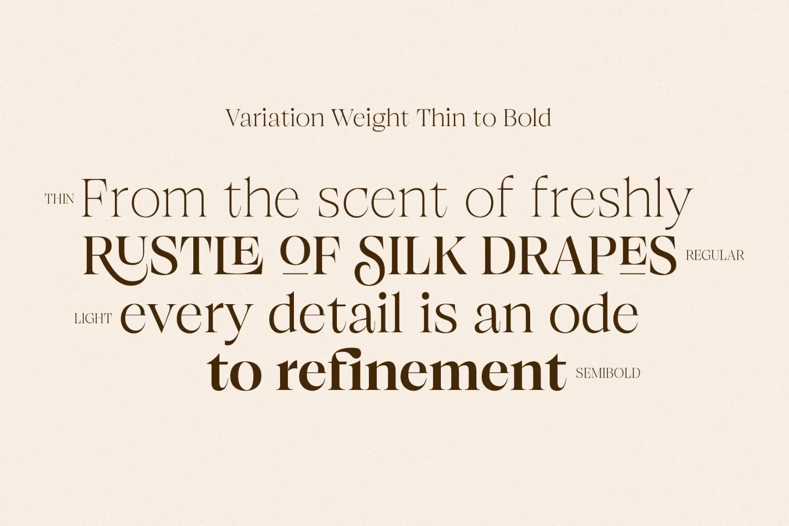 Browne de Calvin | Luxury Serif Typeface — image 3