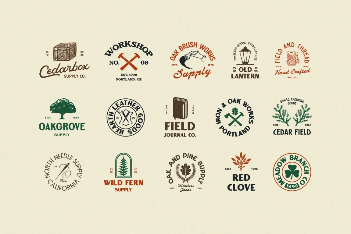Heritage Goods Logo Collection — image 3