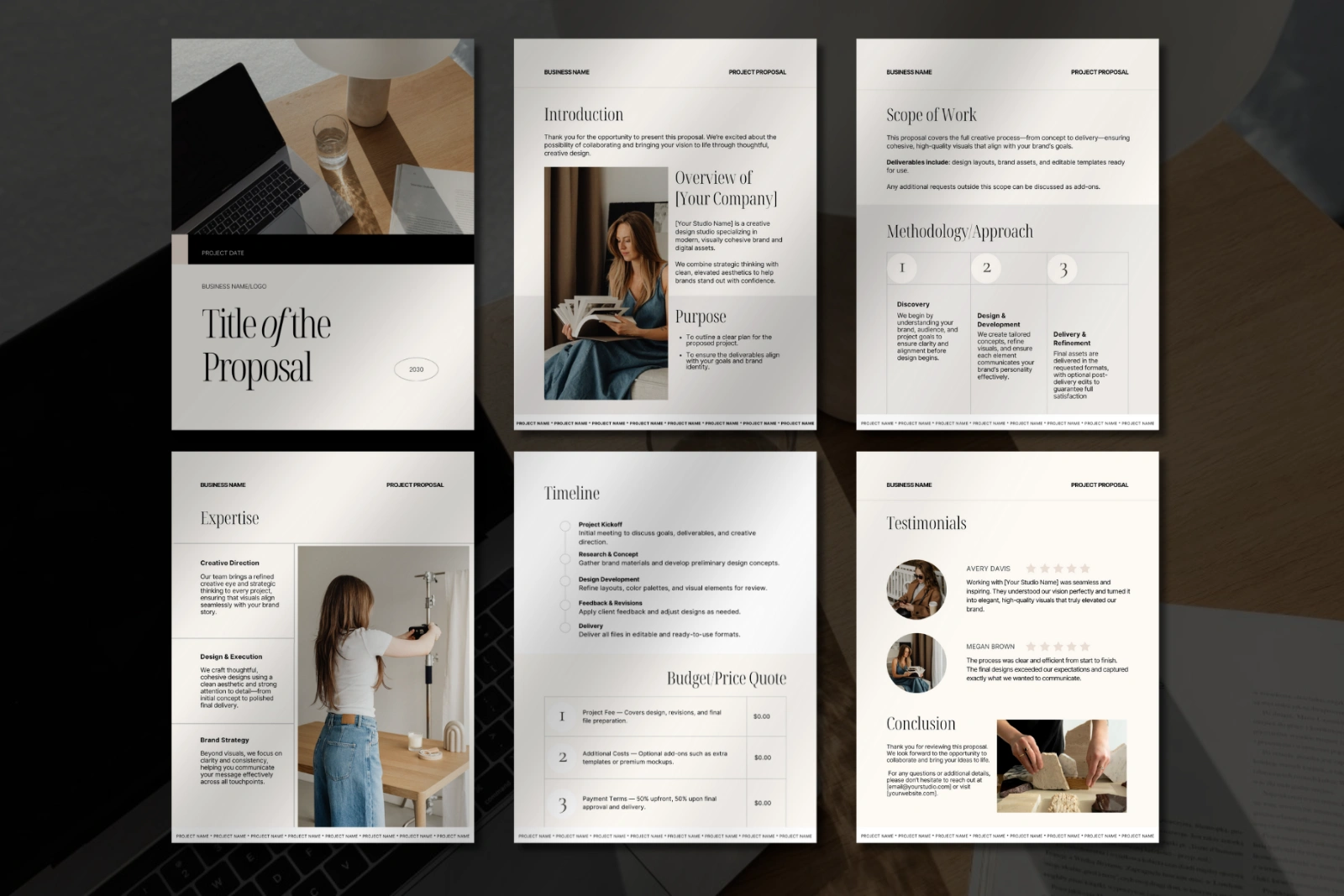Project Proposal Canva Template — image 3