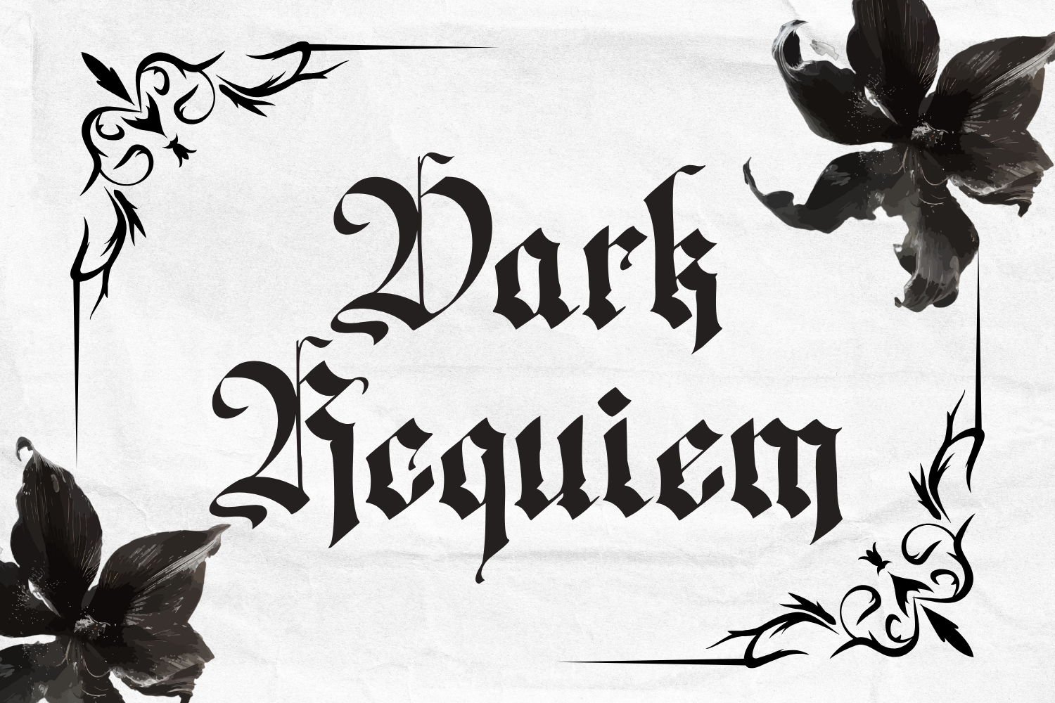 Zhatend Sildyer – Blackletter Font — image 3