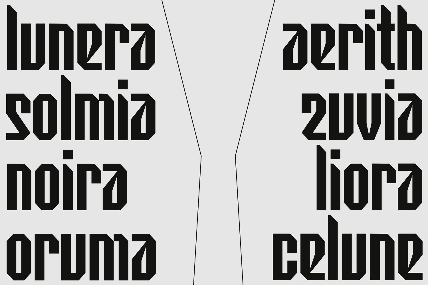 Vanta Typeface