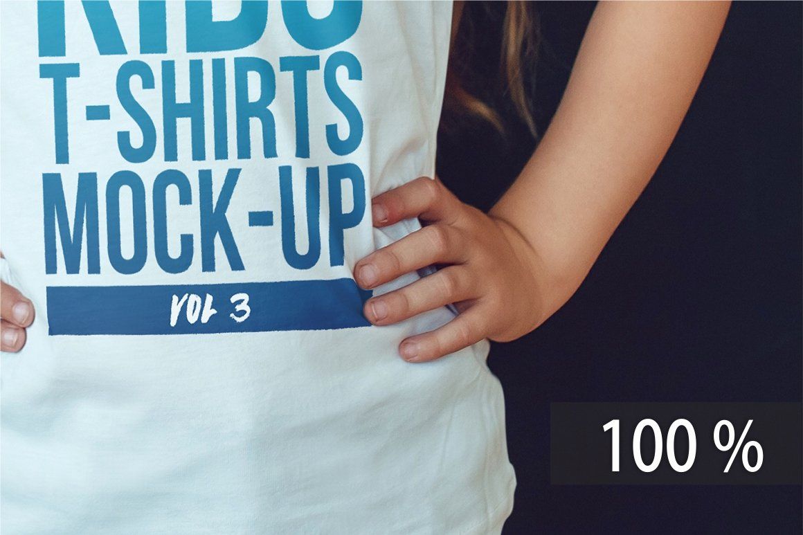 Kids T-Shirt Mock-Up Vol 3