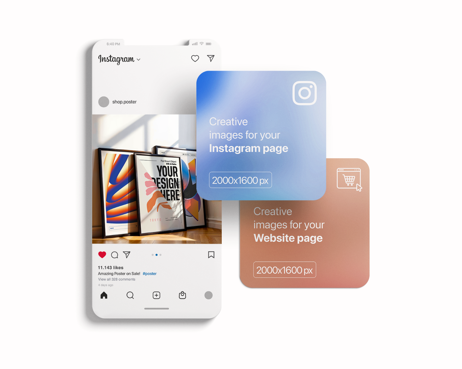 700 Frame Mockup Mega Bundle: Wall Art & Poster Display (PSD Digital Download)