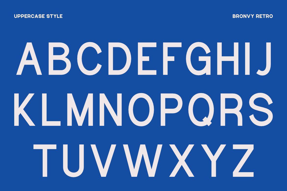 Bronvy | Retro Bold Display Font — image 3
