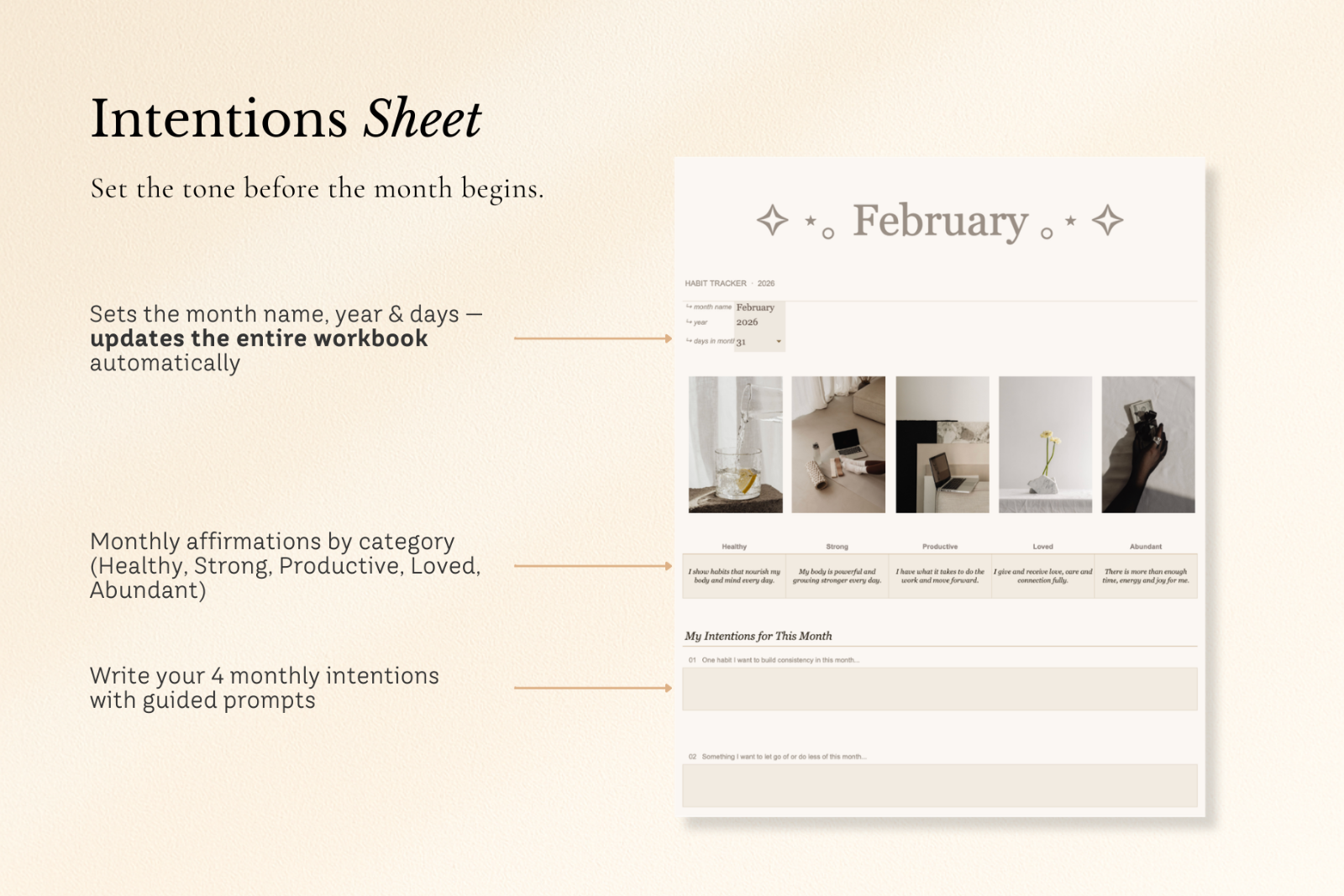 Simple Habit Tracker | Google Sheets