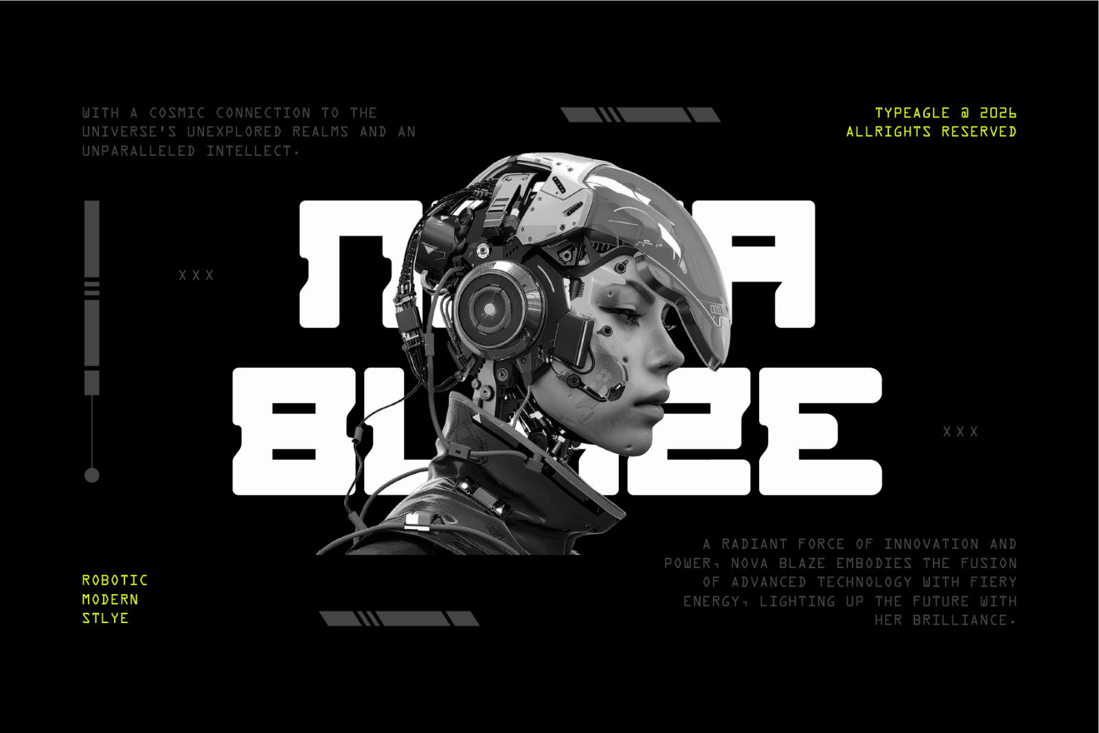 Rogweek - Futuristic Display Font — image 4