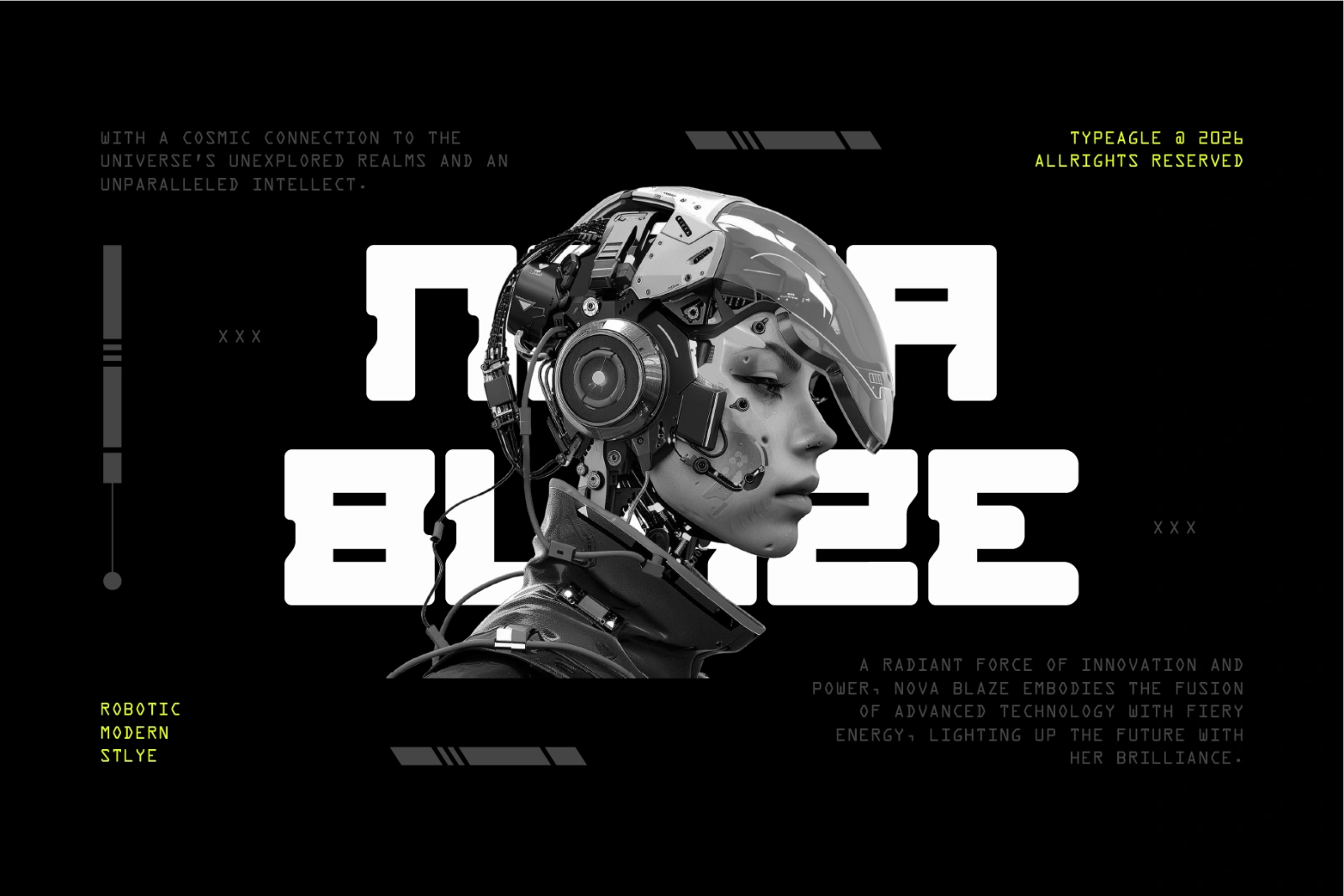 Rogweek - Futuristic Display Font — image 4