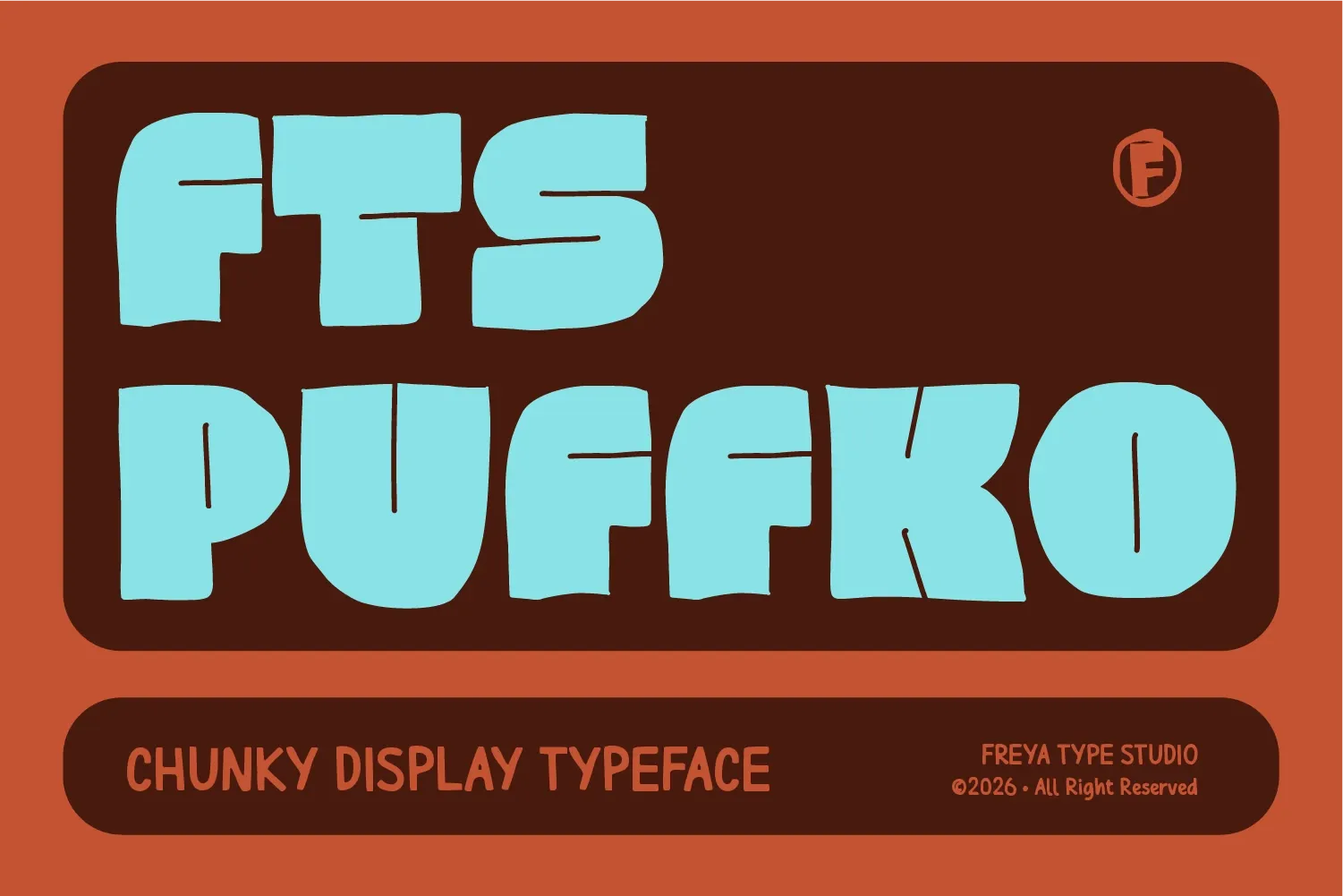FTS Puffko - Chunky Display Typeface — image 1