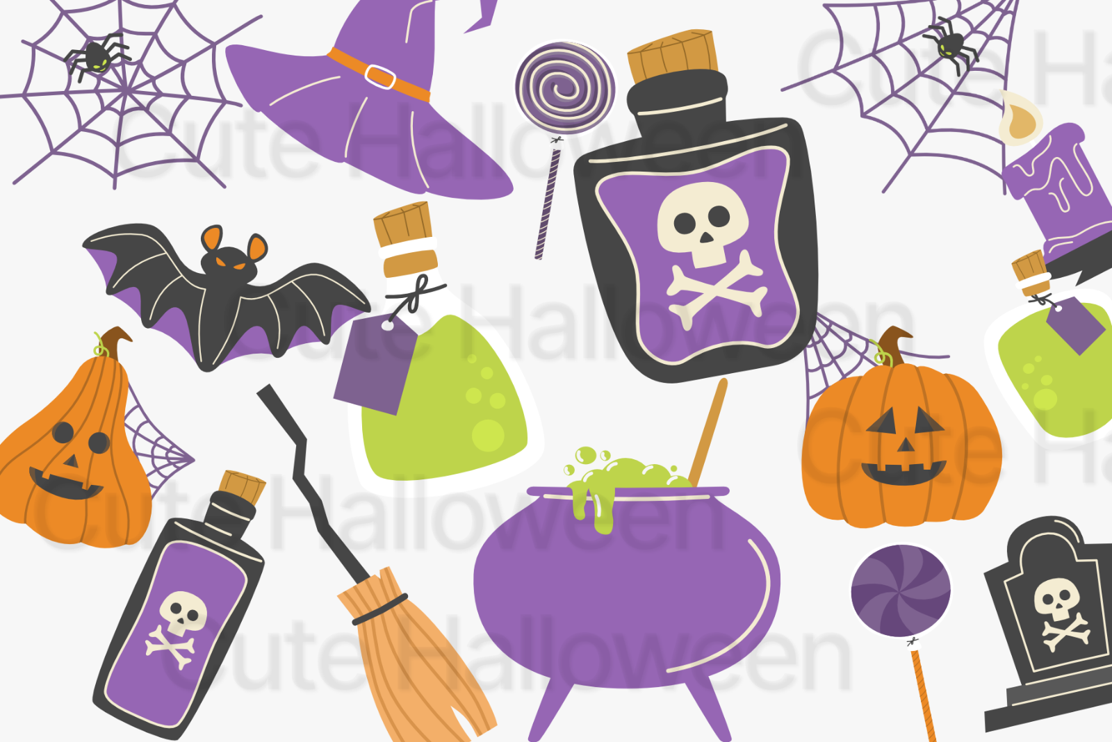Cute Halloween Vector Illustration — image 3