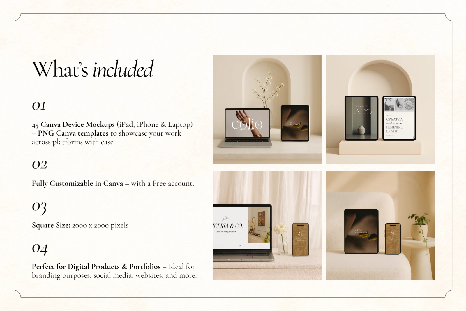 45 Multi Device Canva Mockups — image 2