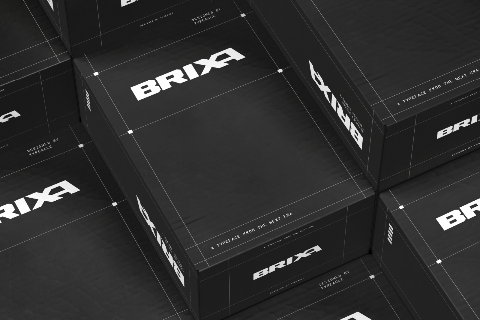 Brixa - Futuristic Display Font — image 4